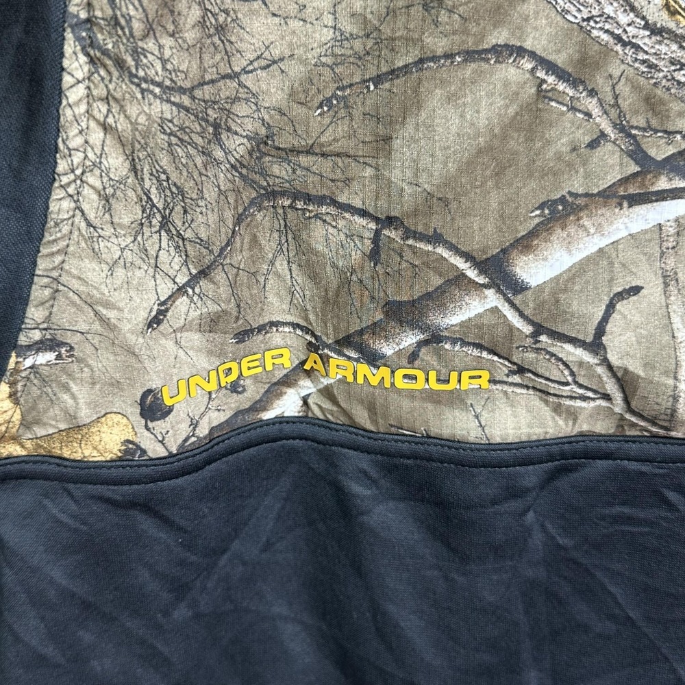 Under Armour Pullover Mens 2XL Realtree Xtra Camo Quarter Zip Fleece 1259217 - Picture 5 of 10